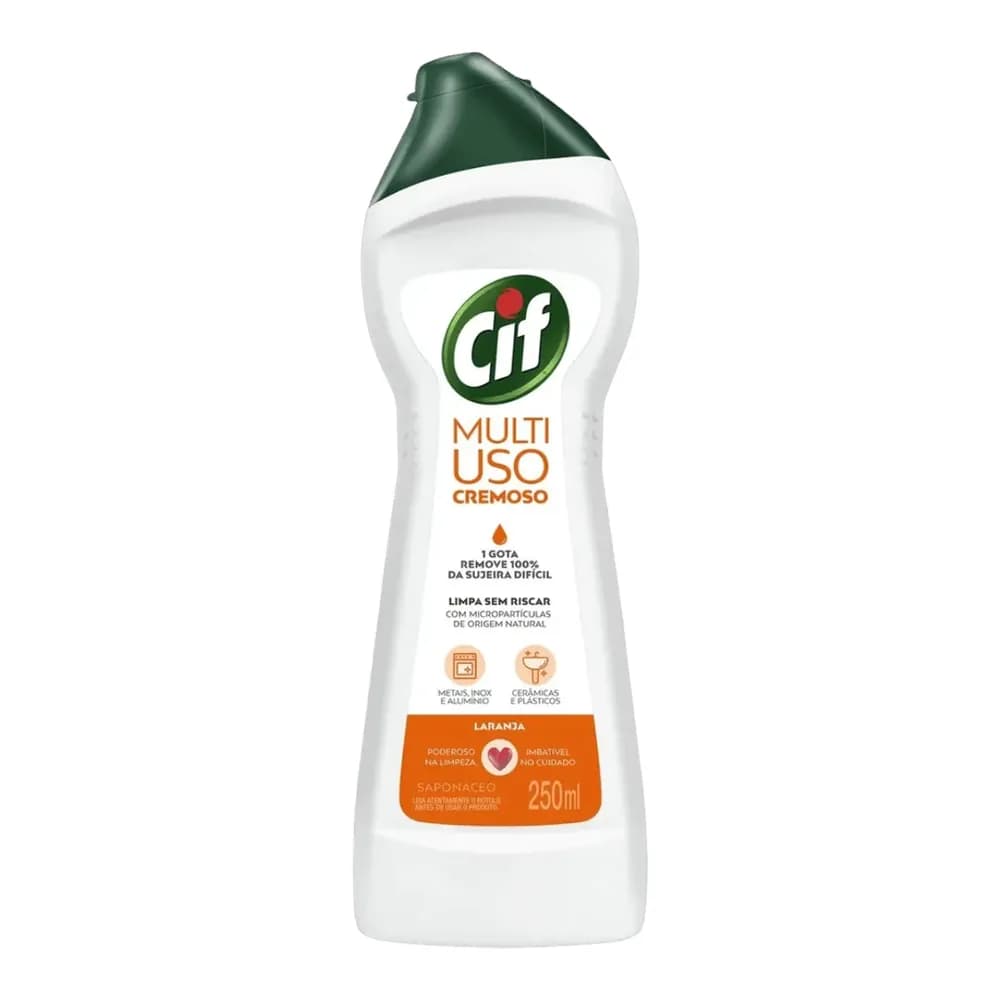 Multiuso poder natural cremoso de limao cif 450ml