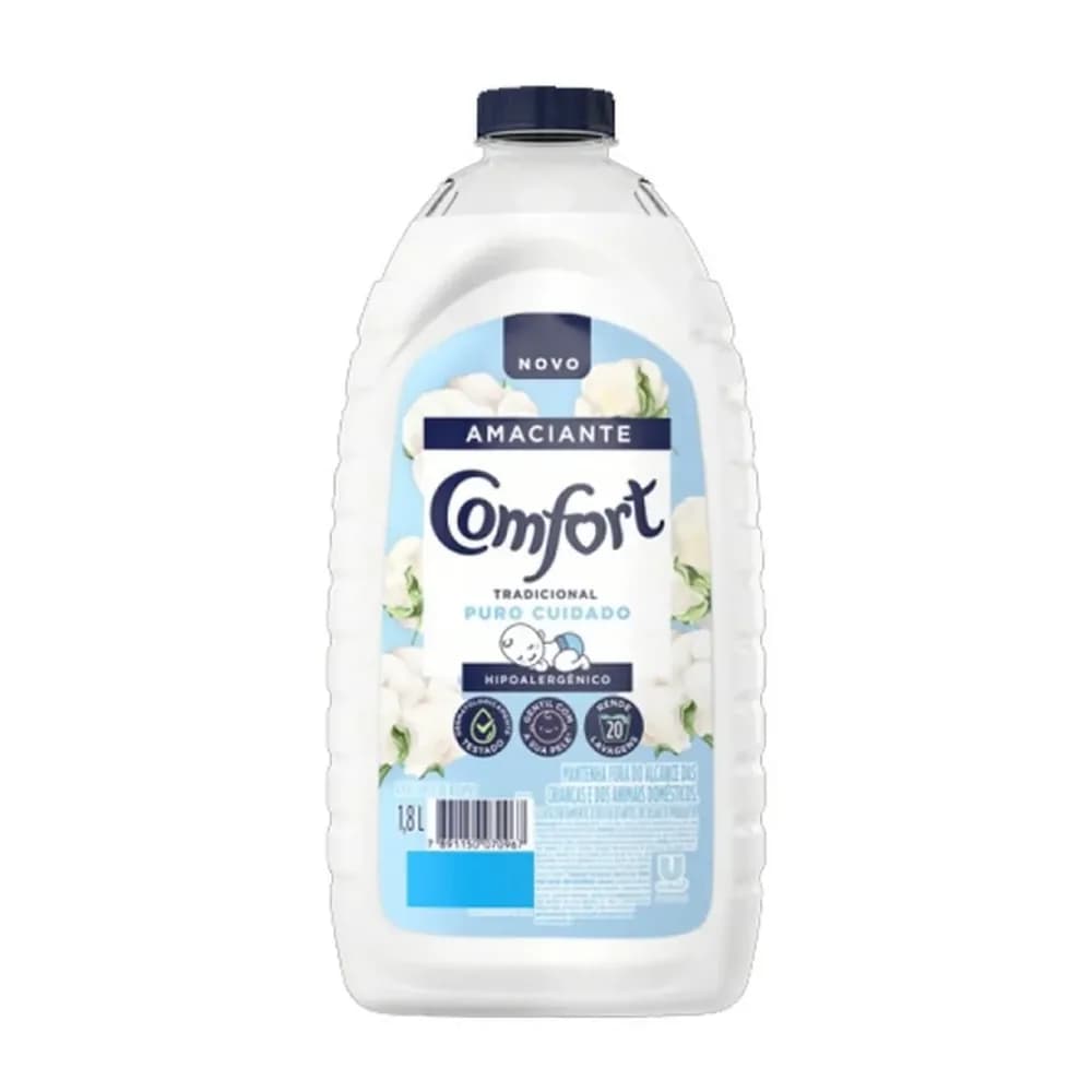 Amaciante diluido tradicional puro cuidado comfort 1,8l