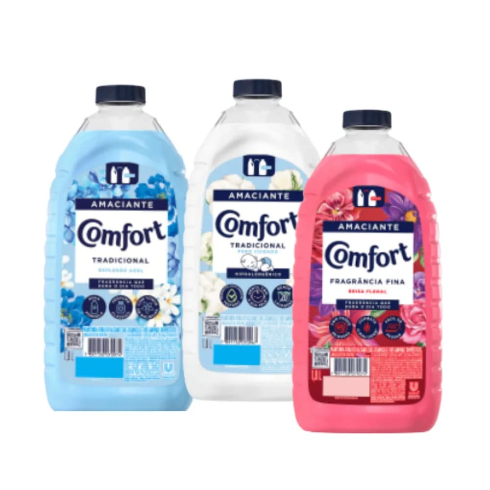 Amaciante diluido explosao azul comfort 1,8l