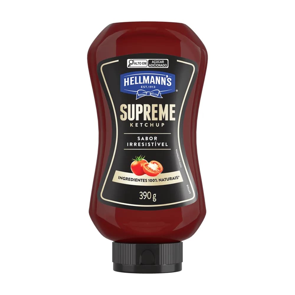 Ketchup hellmanns sqz 390g supreme