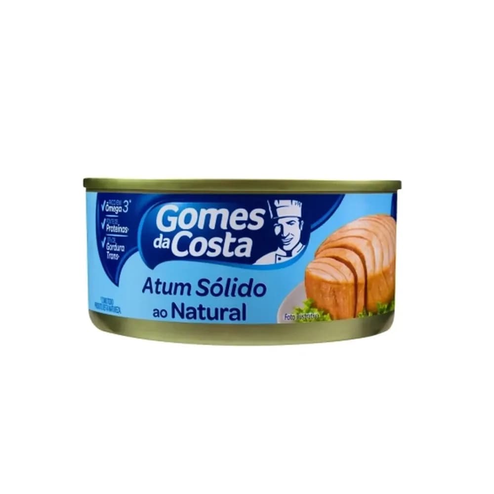 Atum solido natural gomes da costa 170g