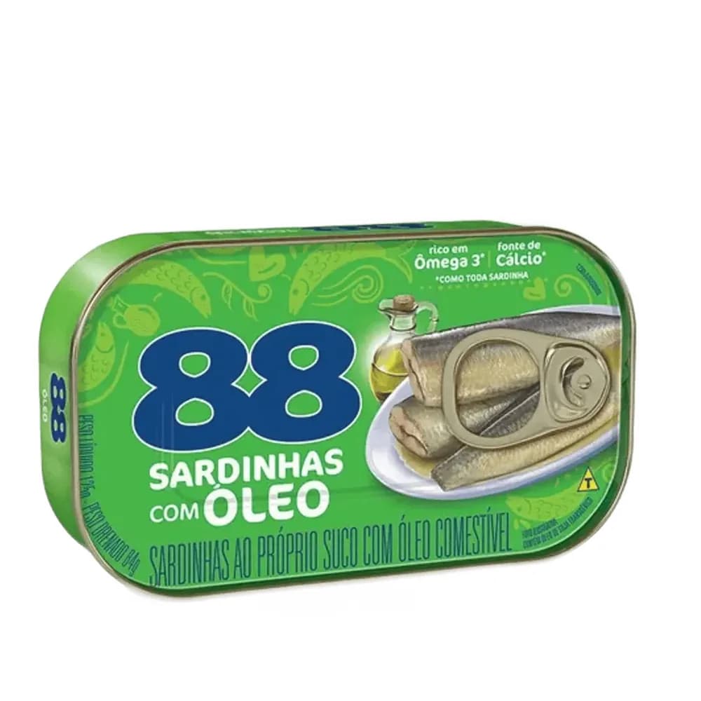 Sardinha com oleo 88 125g