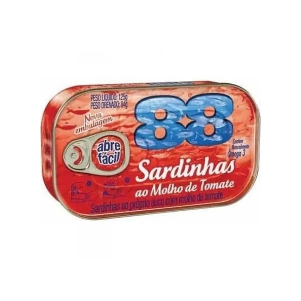 Sardinha de molho de tomate 88 75g