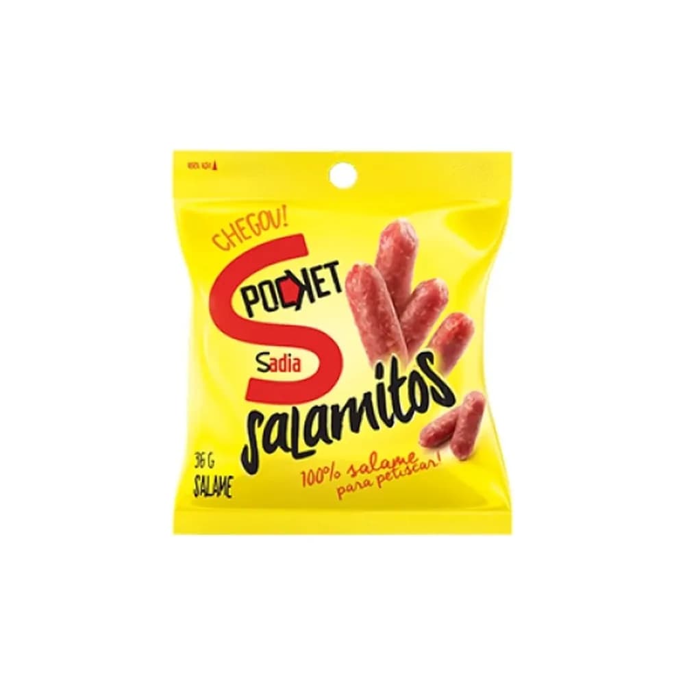 Salamitos embalagem sadia 36g