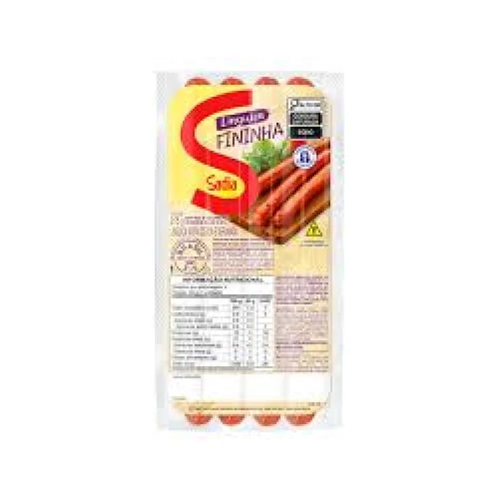 Linguica mista cozida e defumada fininha sadia 215g