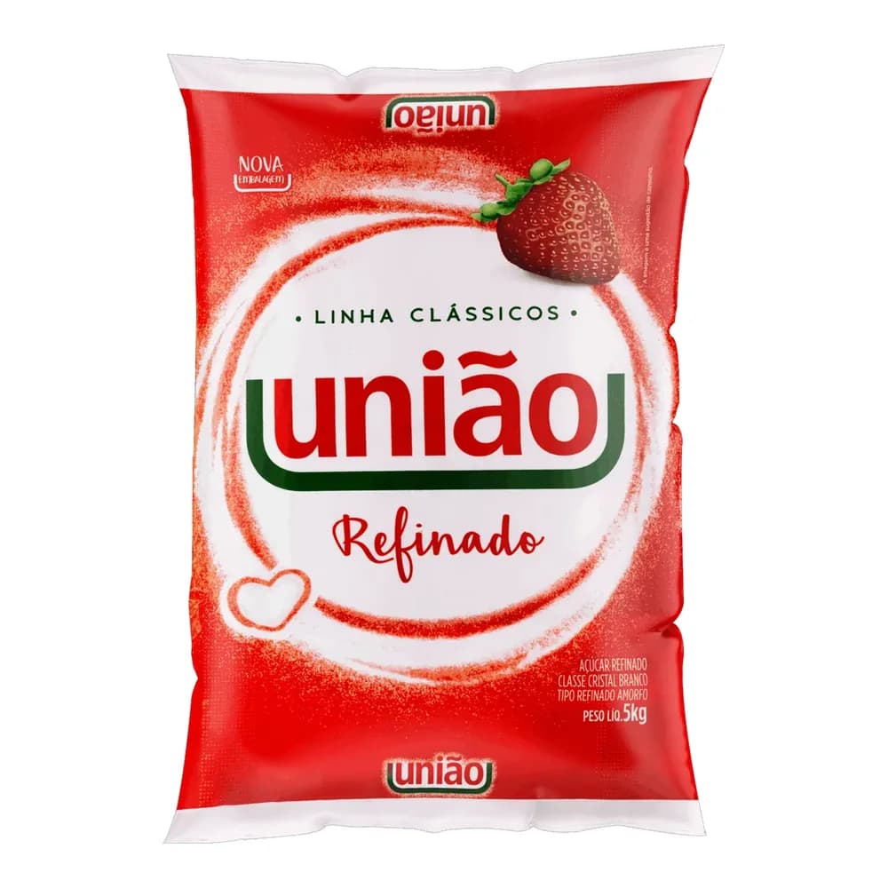 Acucar refinado uniao 5kg