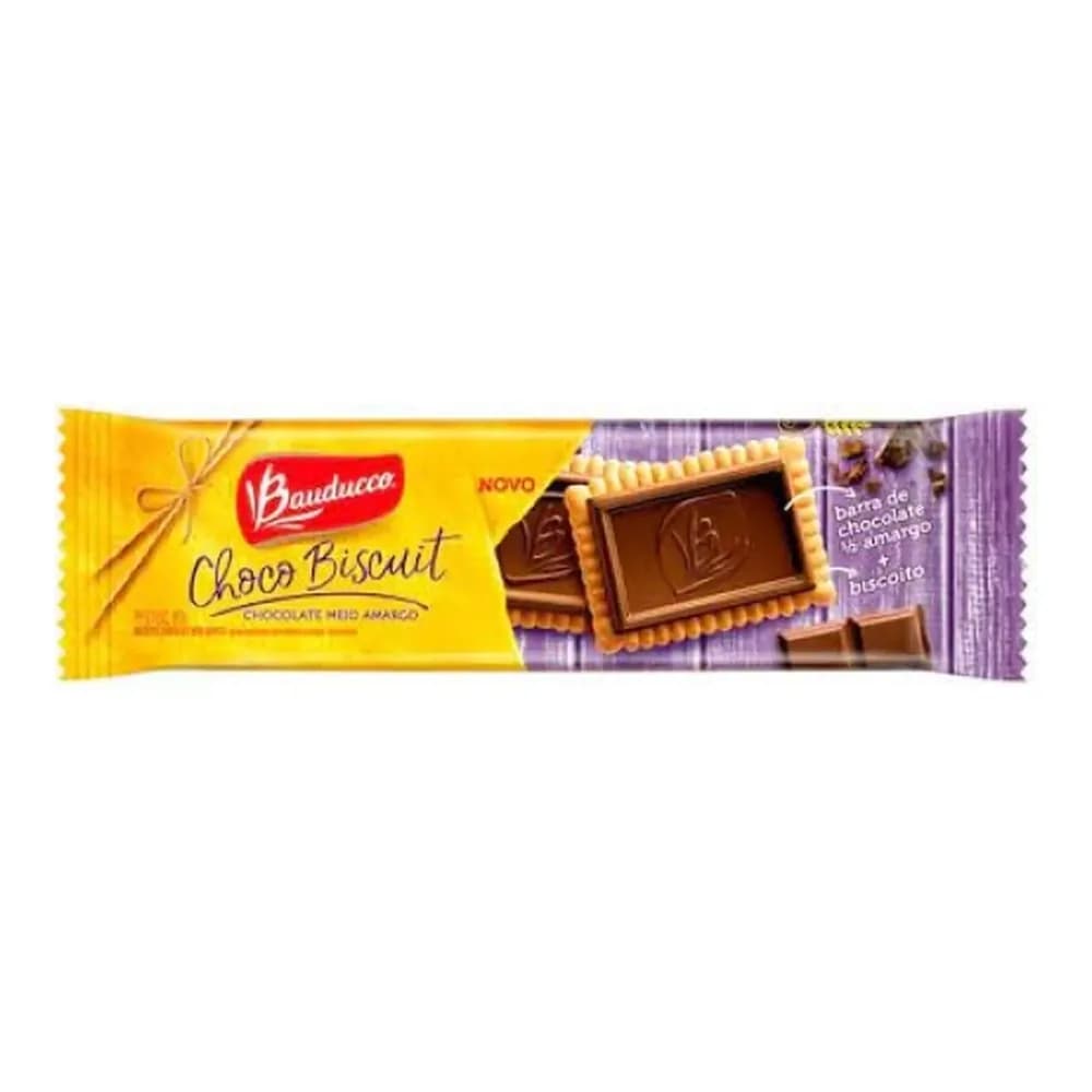 Choco biscuit meio amargo bauducco 80g
