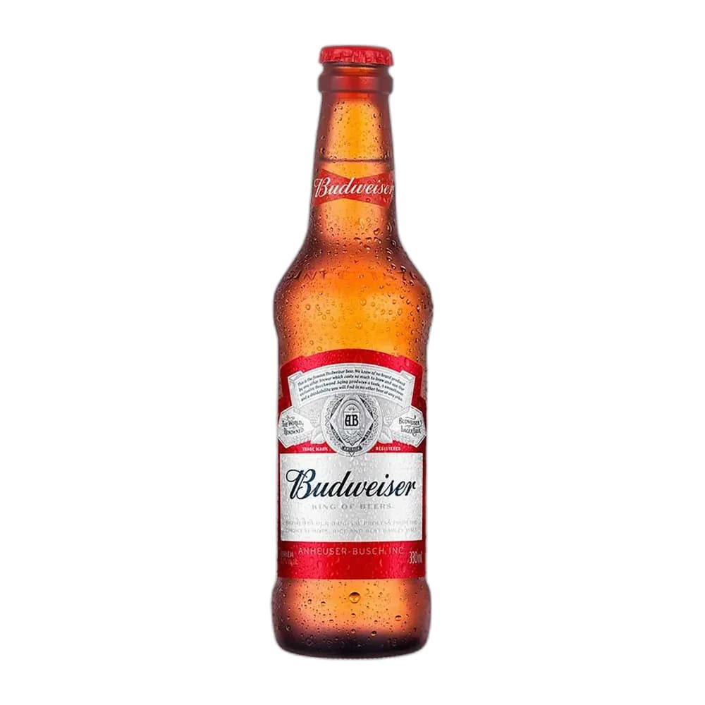 Cerveja budweiser american lager 330ml long neck