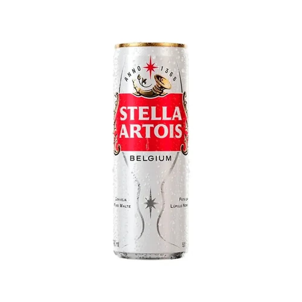 Cerveja lager premium stella artois 350ml