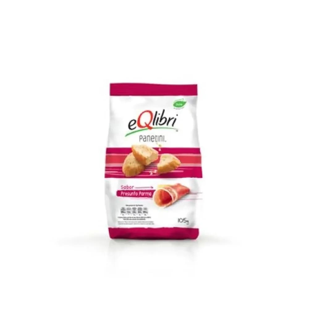 Snack presunto defumado panetini eqlibri 105g