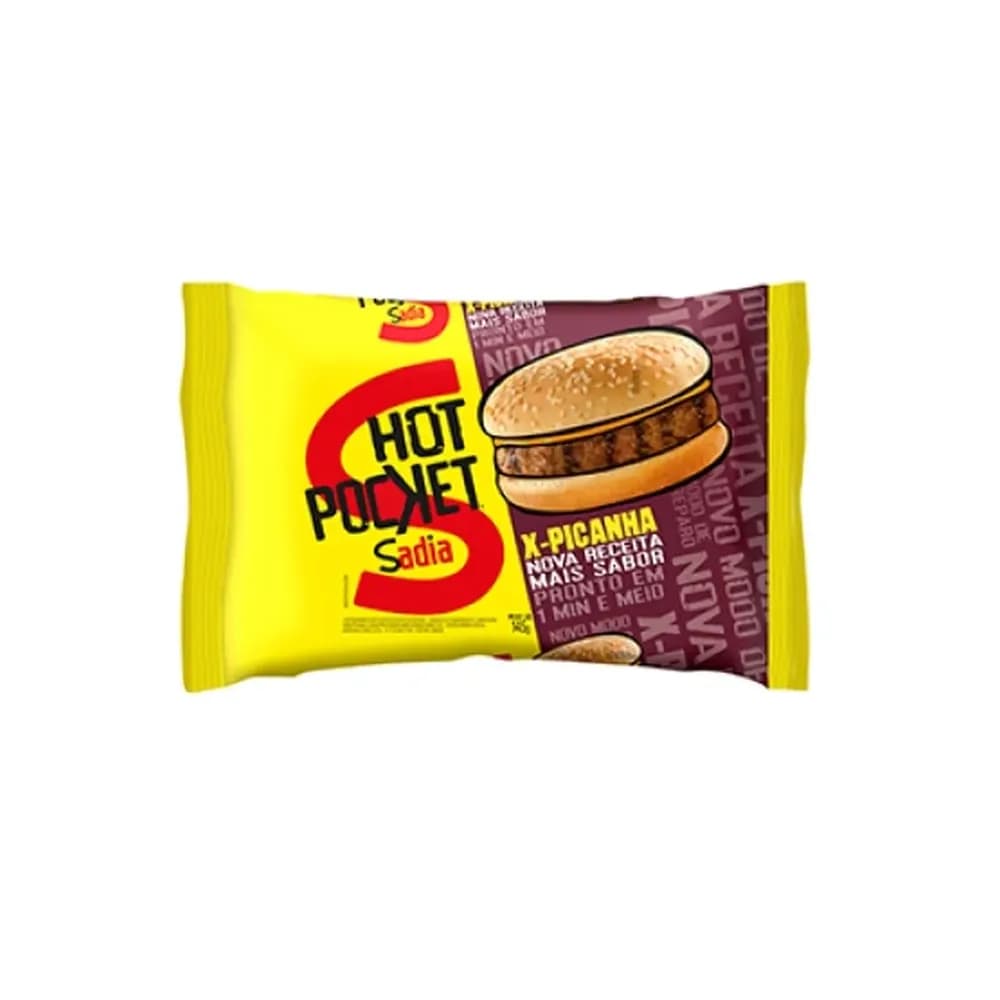 Hot pocket x-picanha sadia 145g