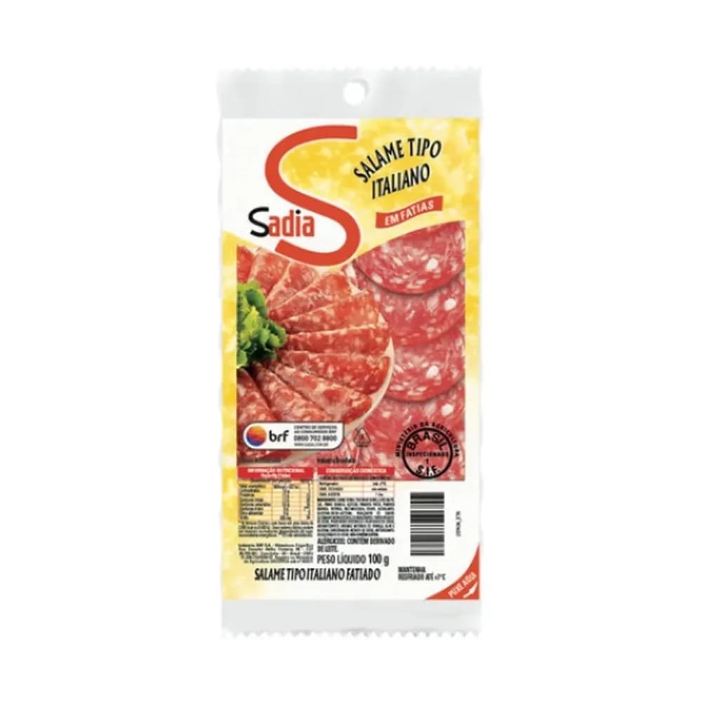Salame tipo italiano sadia 100g