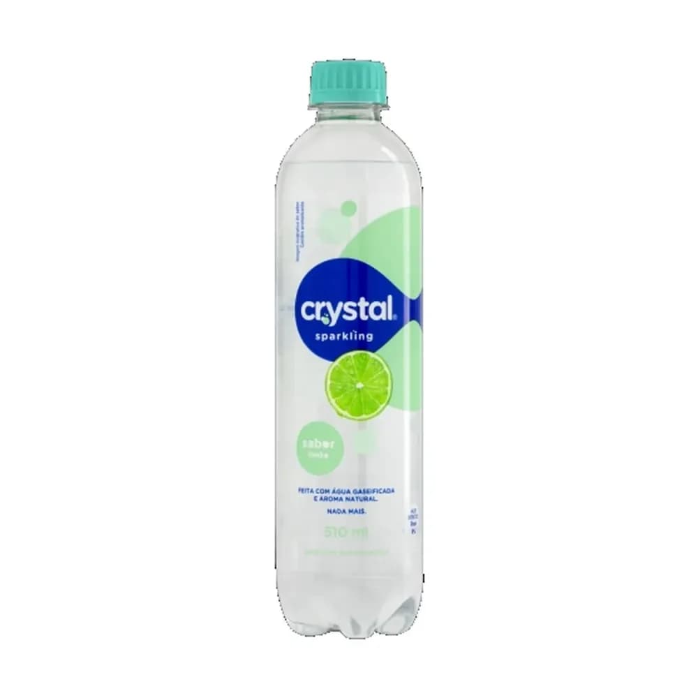 Agua aromatizada com gas limao crystal 510ml
