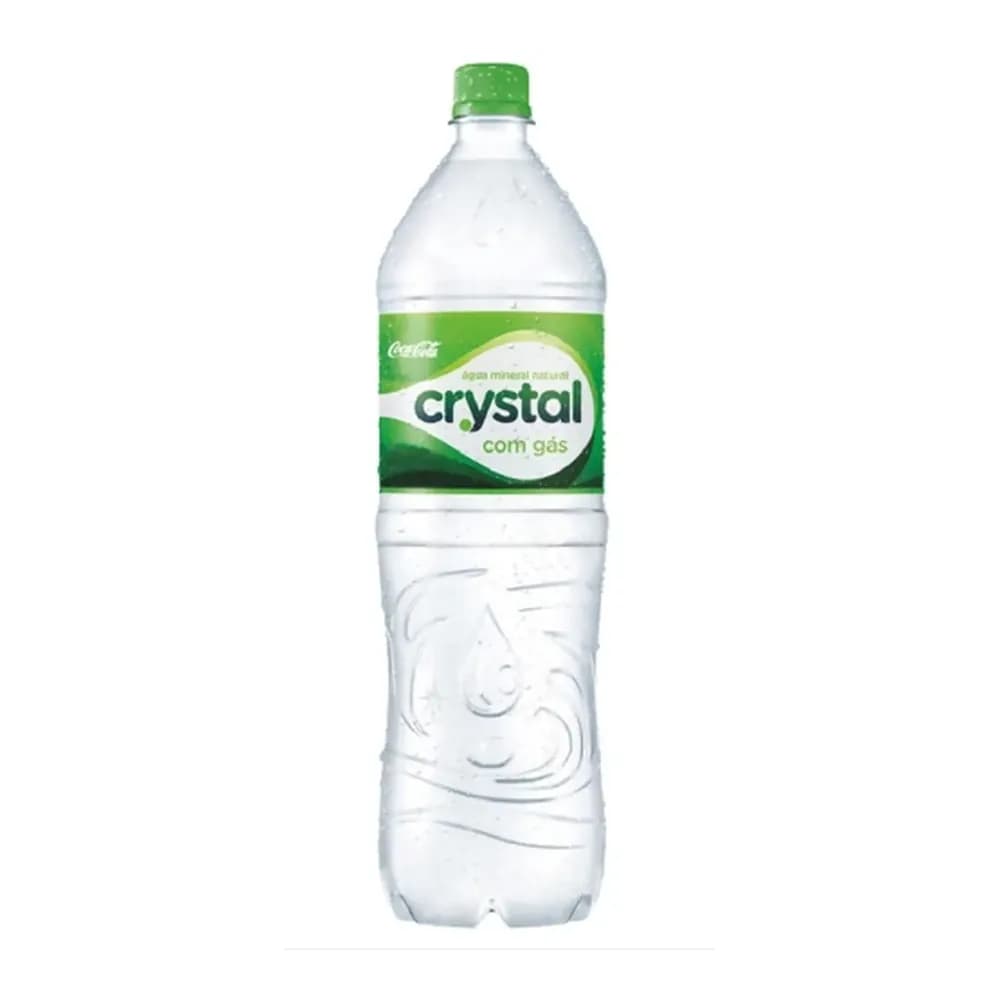 Agua mineral com gas crystal 1,5l