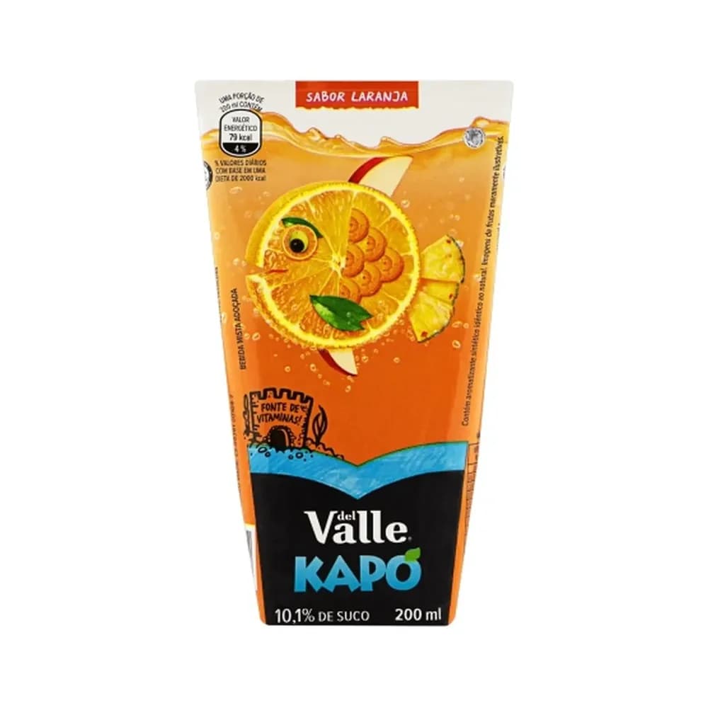 Suco de laranja kapo del valle 200ml
