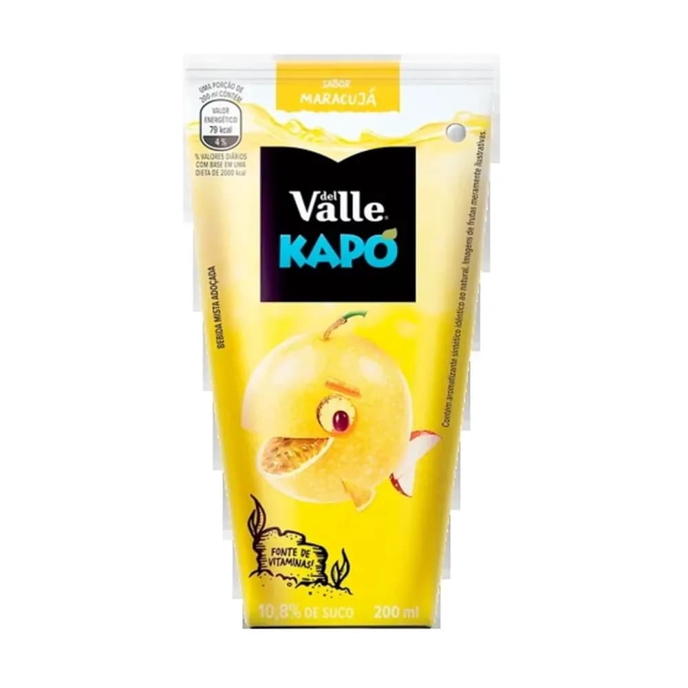 Suco kapo maracuja del valle 200ml