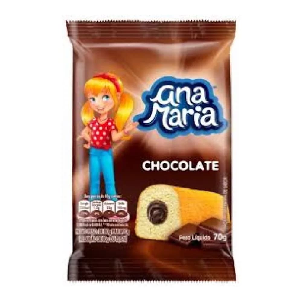 Bolo de chocolate ana maria 70g