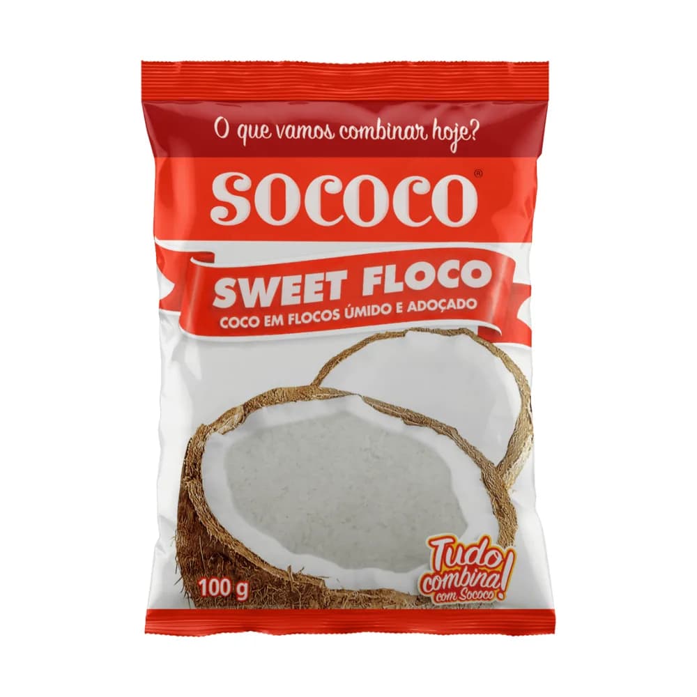 Flocos de coco sweet sococo 100g
