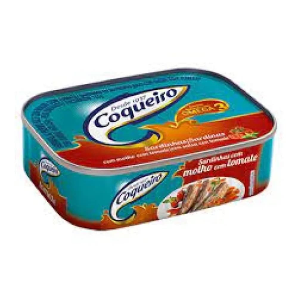 Sardinha coqueiro com molho de tomate 250g