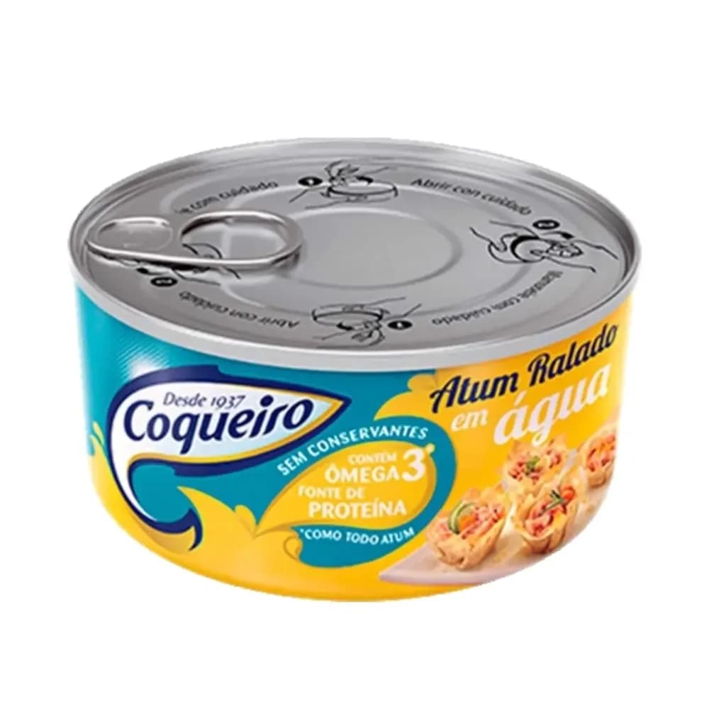 Atum coqueiro ralado ao natural 170g