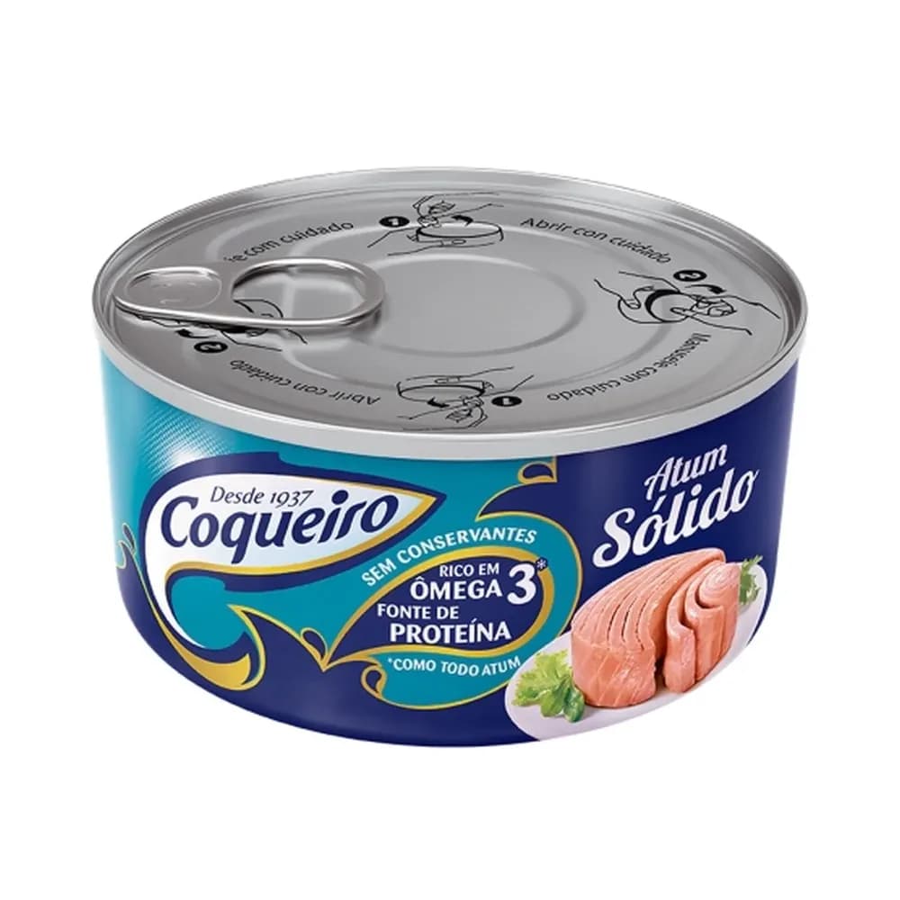 Atum solido ao oleo coqueiro 170g