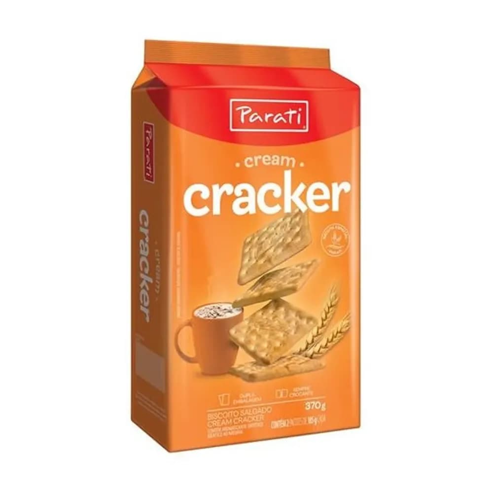Biscoito cream cracker parati 370g