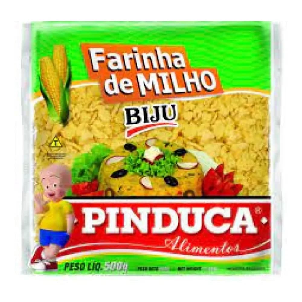 Farinha de milho pinduca biju pacote 1kg