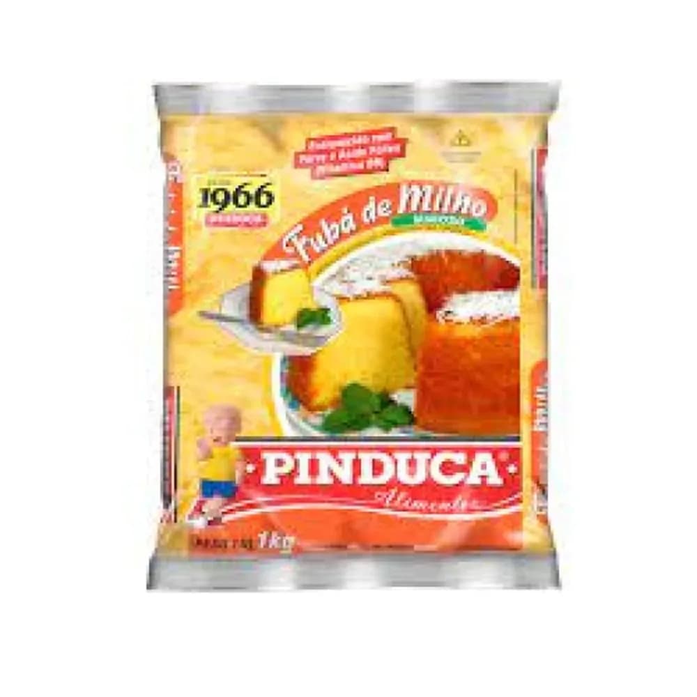 Fuba de milho mimoso pinduca embalagem 1kg