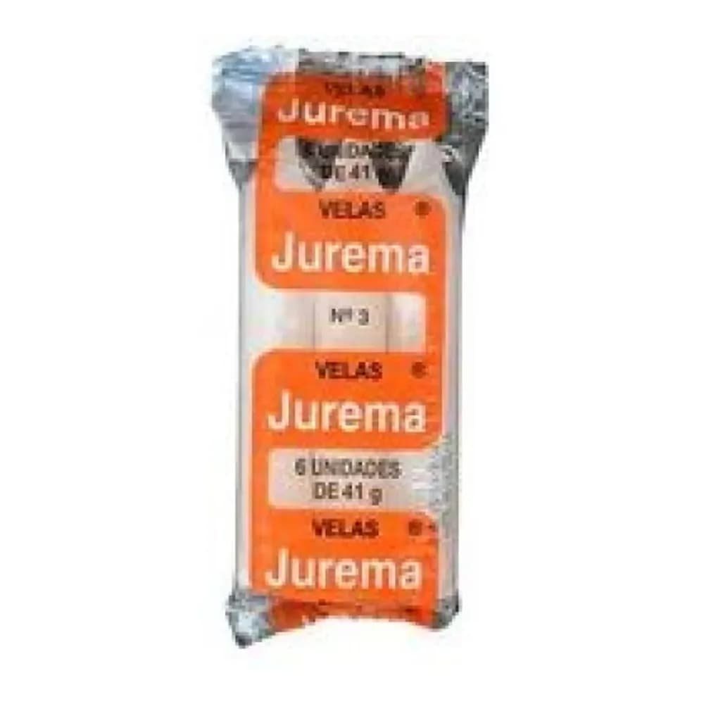 Vela jurema numero 0 embalagem 6 un