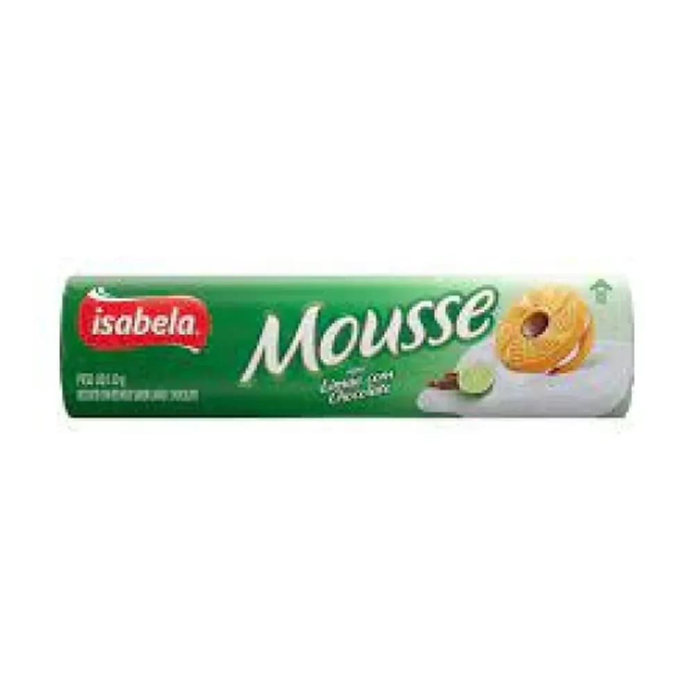 Biscoito recheado isabela mousse de limao com chocolate 130g