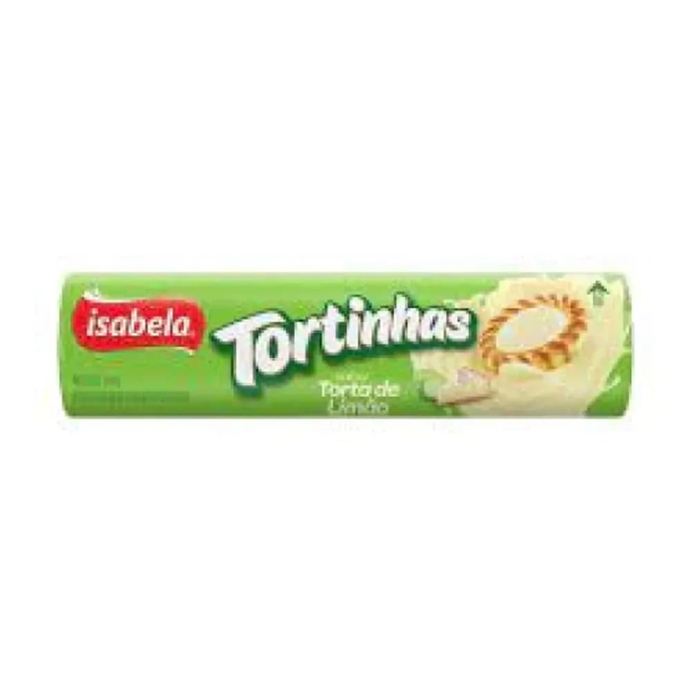 Biscoito recheio torta de limao tortinhas isabela 140g