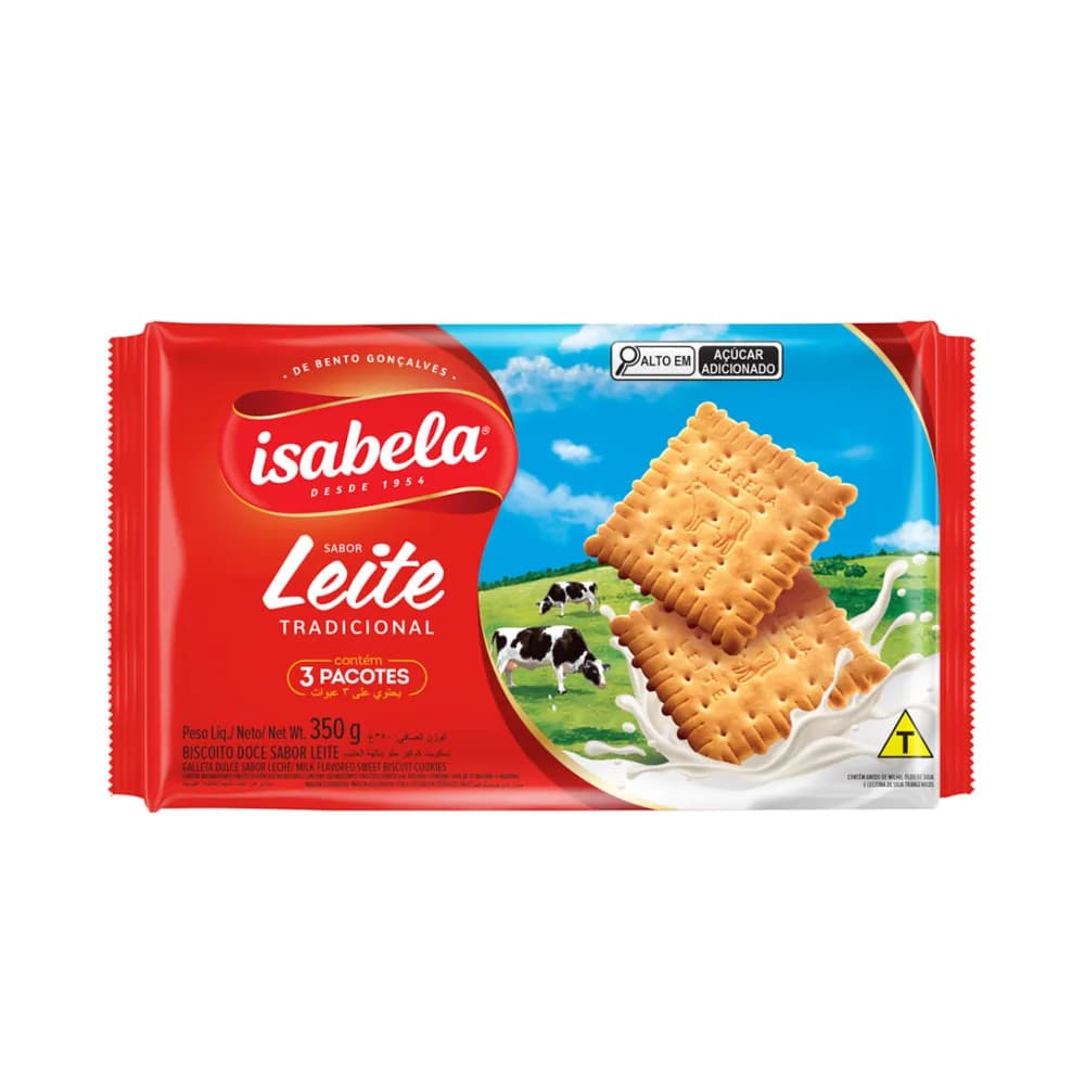 Biscoito de leite isabela 350g