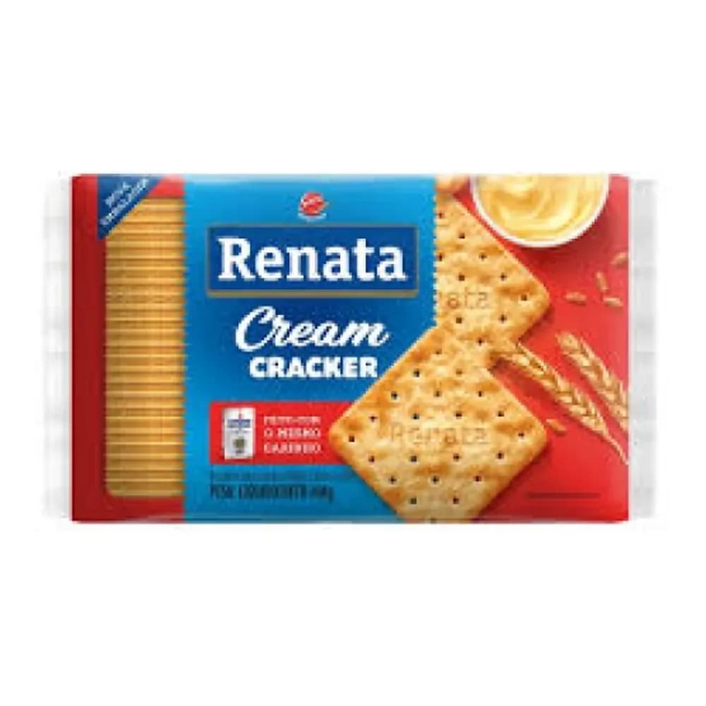 Biscoito salgado cream cracker renata 360g