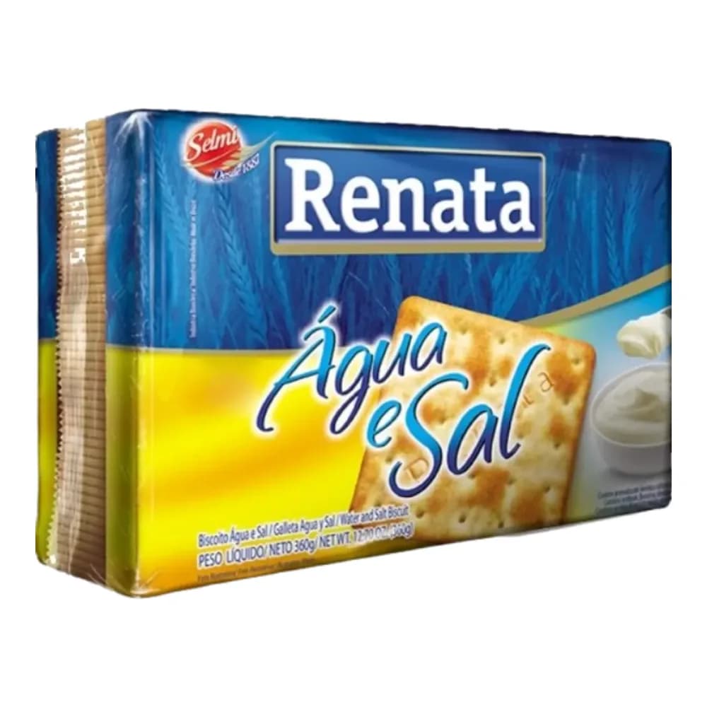 Biscoito agua e sal renata 360g