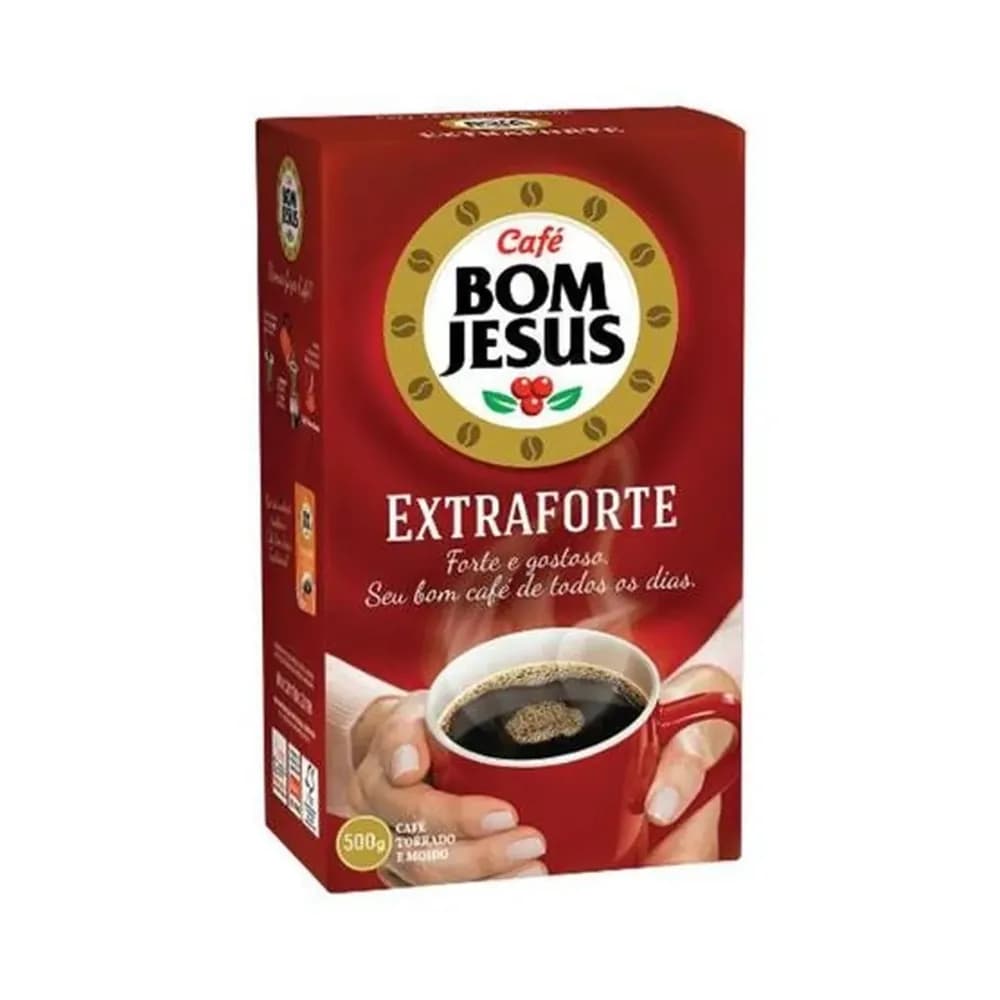 Cafe torrado e moido extraforte bom jesus 500g