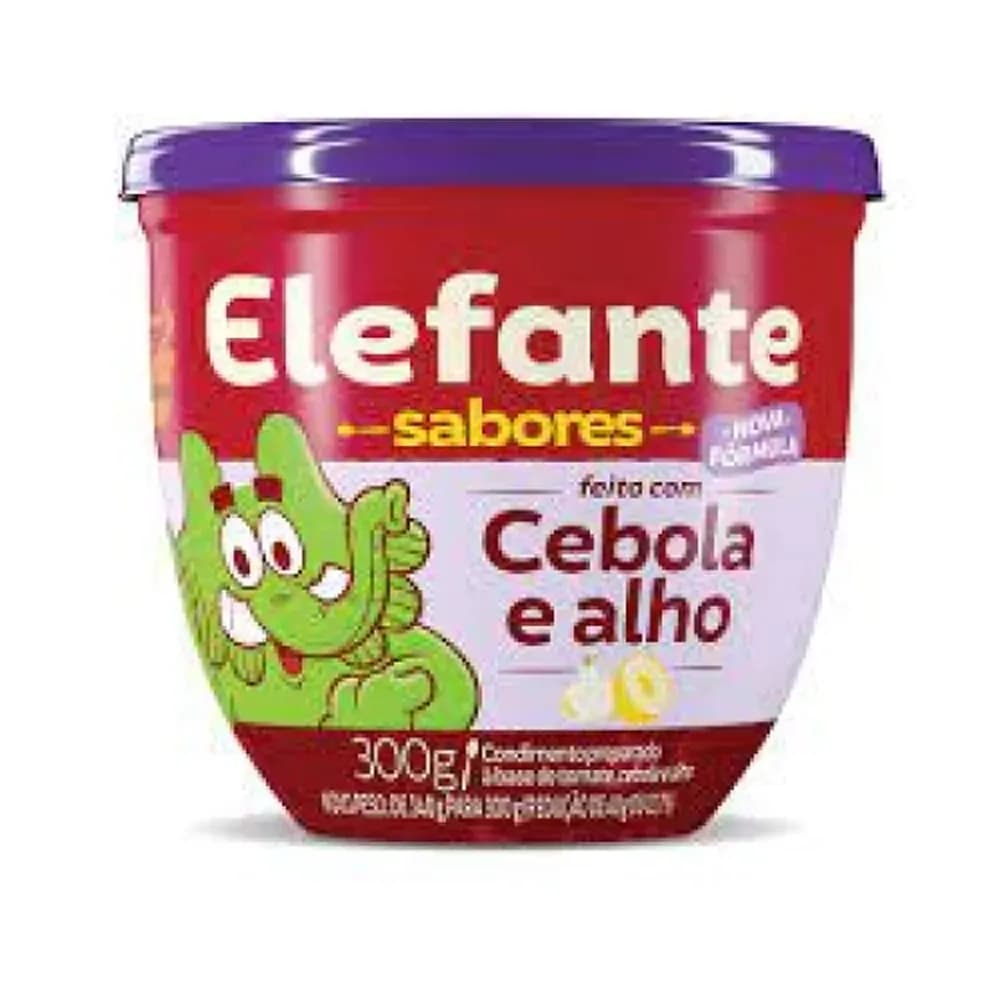Extrato de tomate cebola e alho elefante 300g
