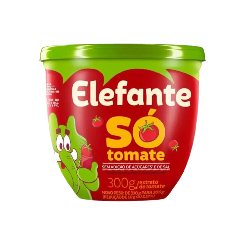 Extrato de tomate so tomate elefante 300g