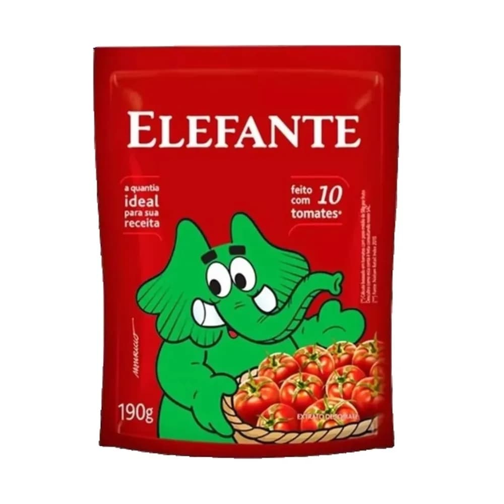 Extrato de tomate elefante 190g