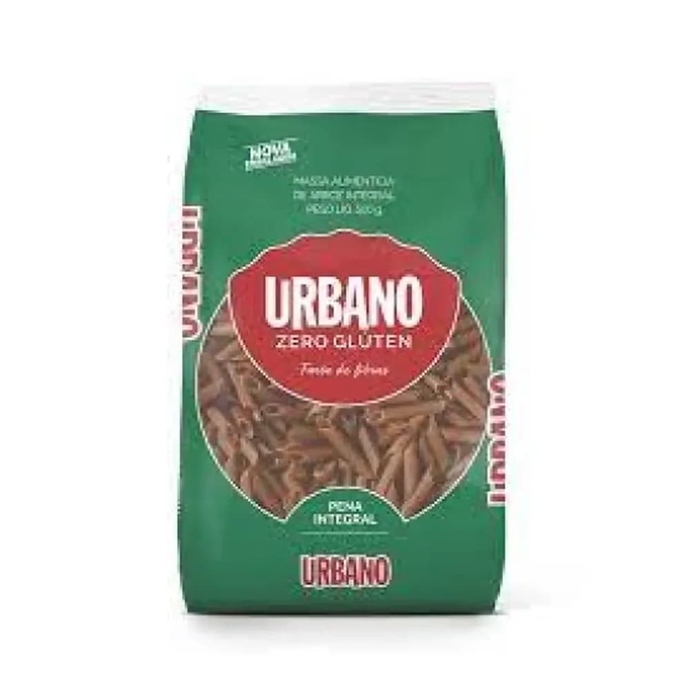 Macarrao de arroz integral pena urbano embalagem 500g