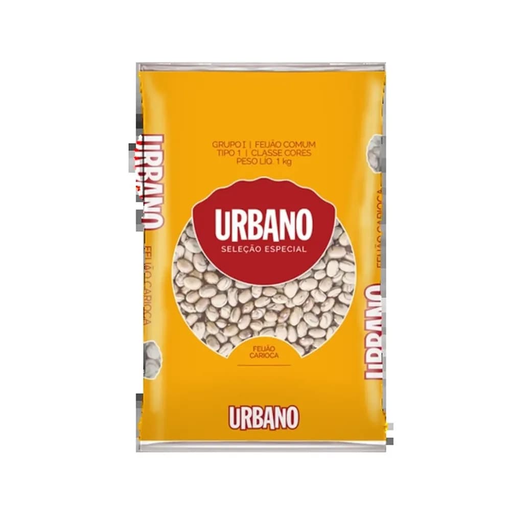 Feijao carioca urbano pacote 1kg