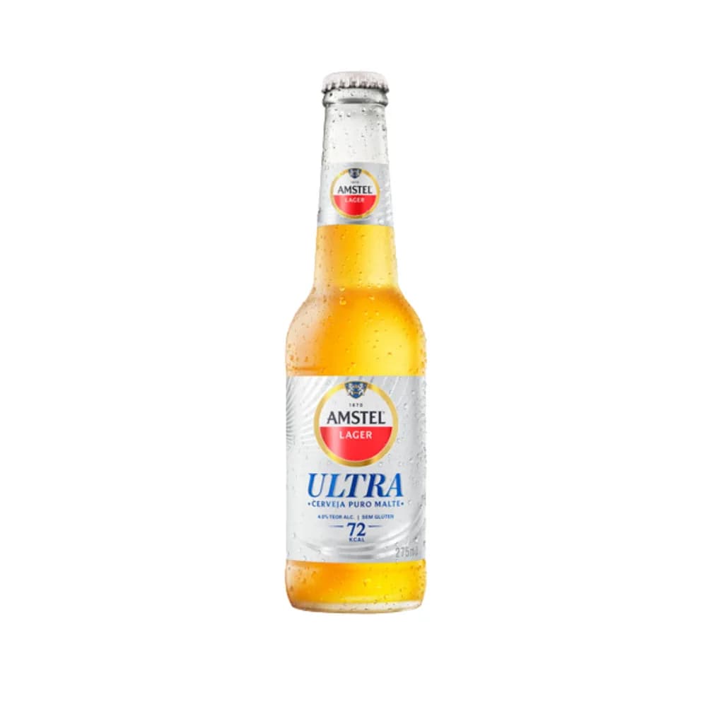 Cerveja amstel ultra garrafa 275ml