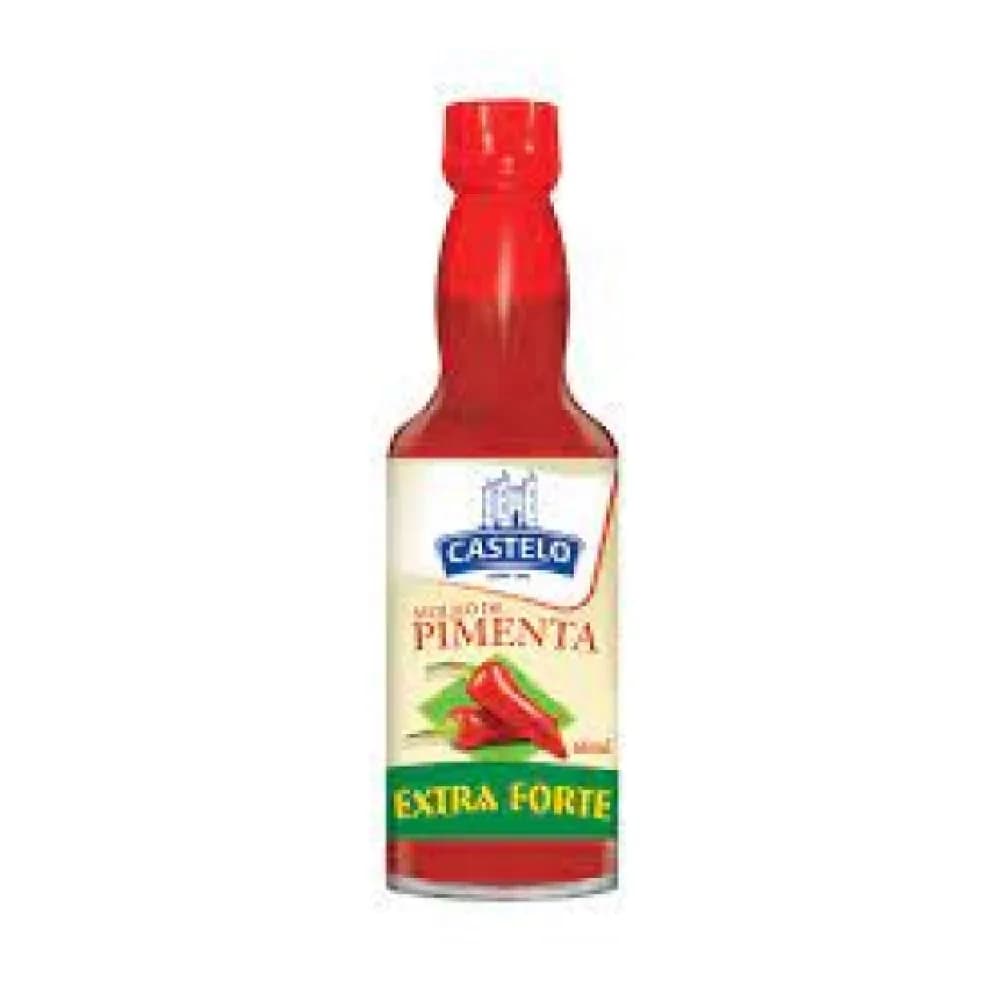 Molho de pimenta castelo extra forte embalagem 60ml