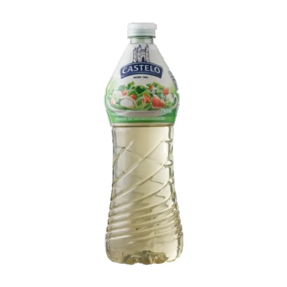 Vinagre de alcool colorido castelo 750ml