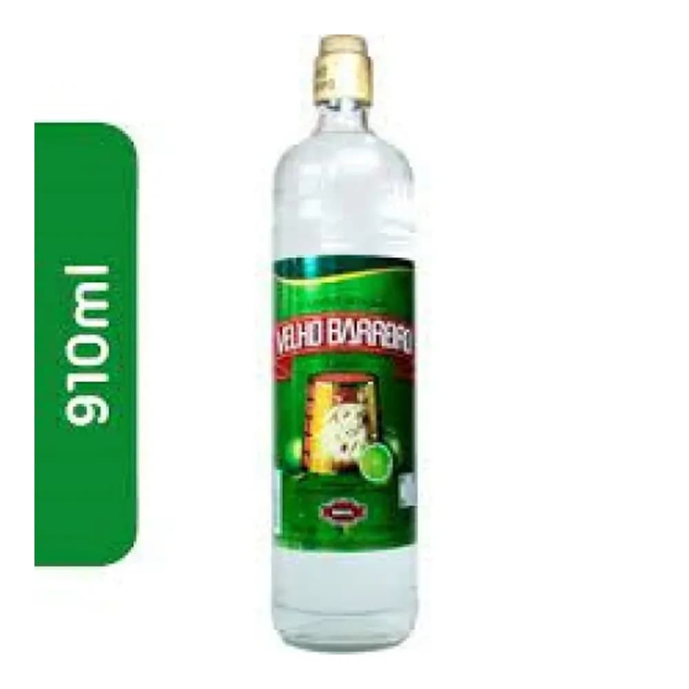 Cachaca velho barreiro limao 910ml
