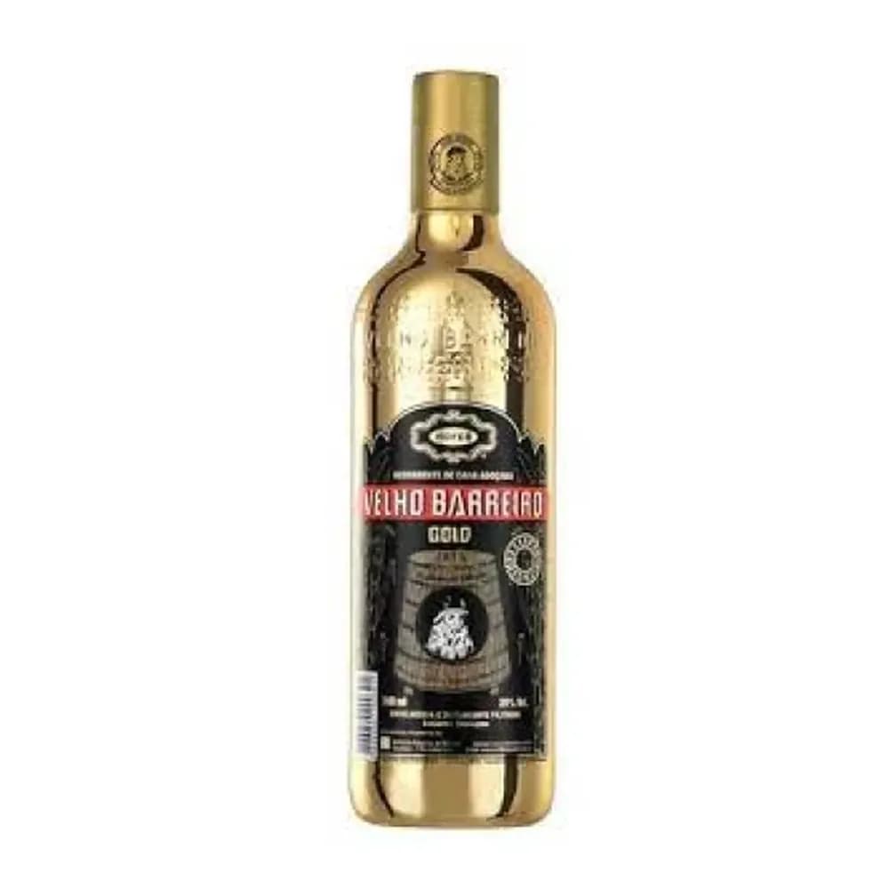 Cachaca velho barreiro gold garrafa 910ml