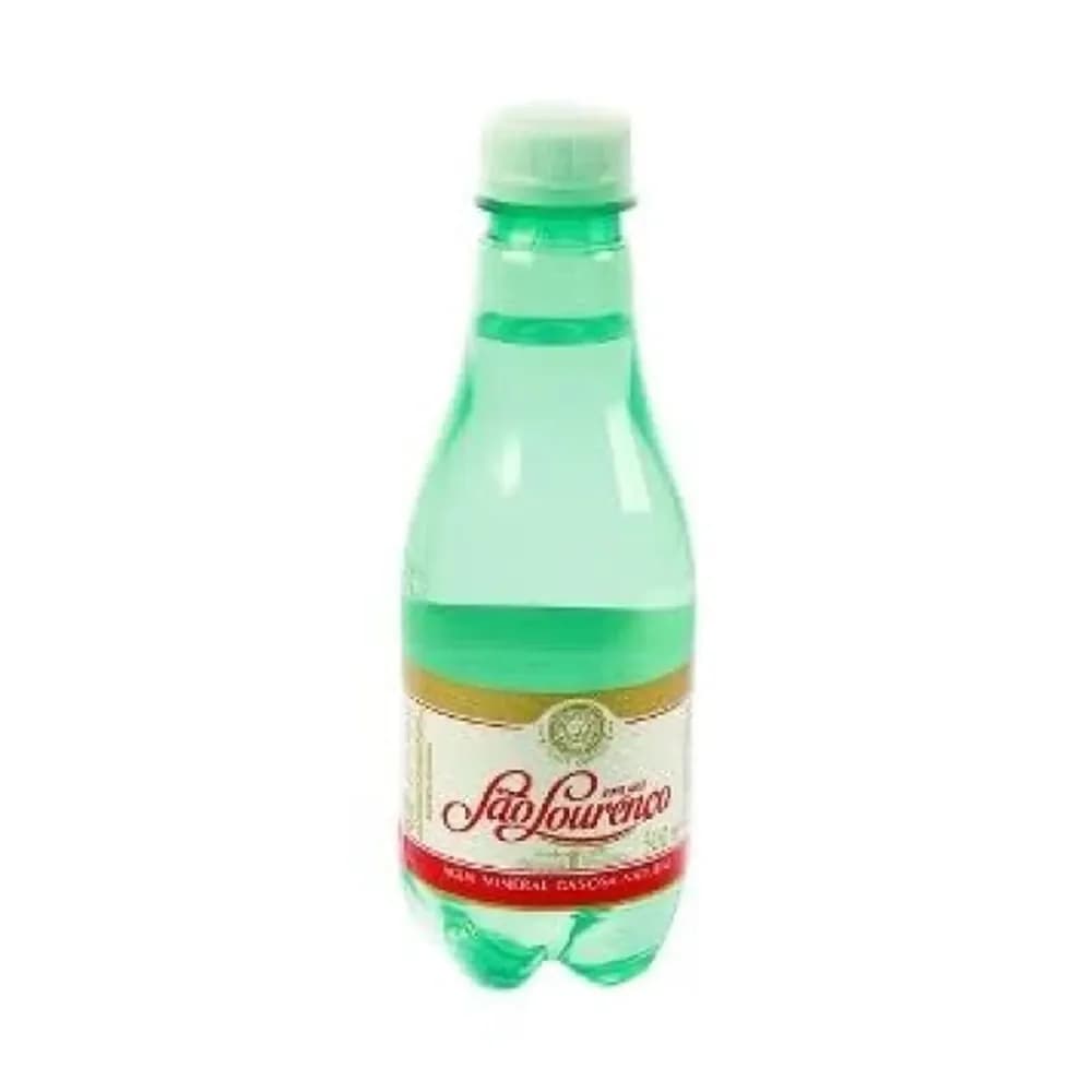 Agua mineral com gas sao lourenco 300ml