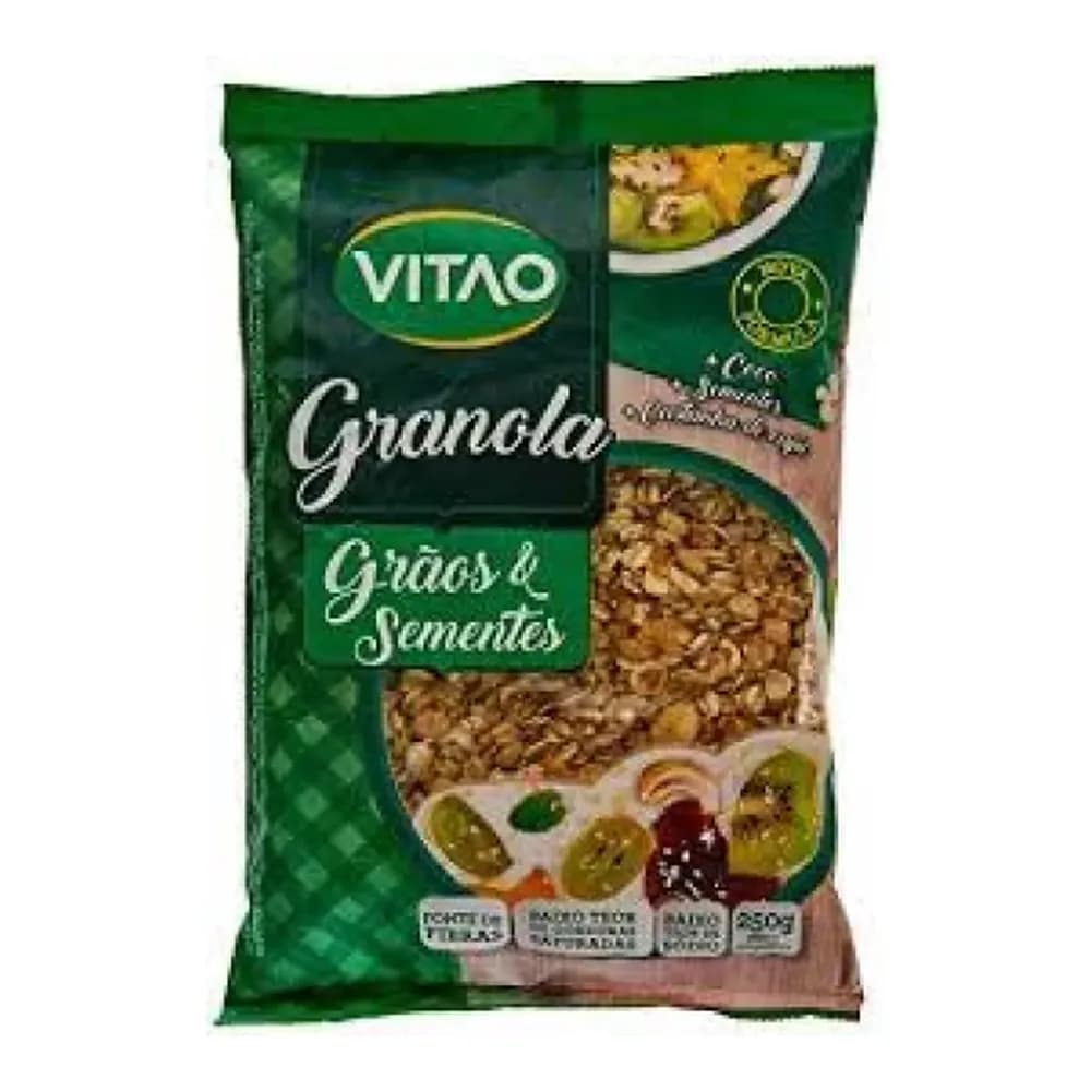Granola vitao graos e sementes pacote 250g