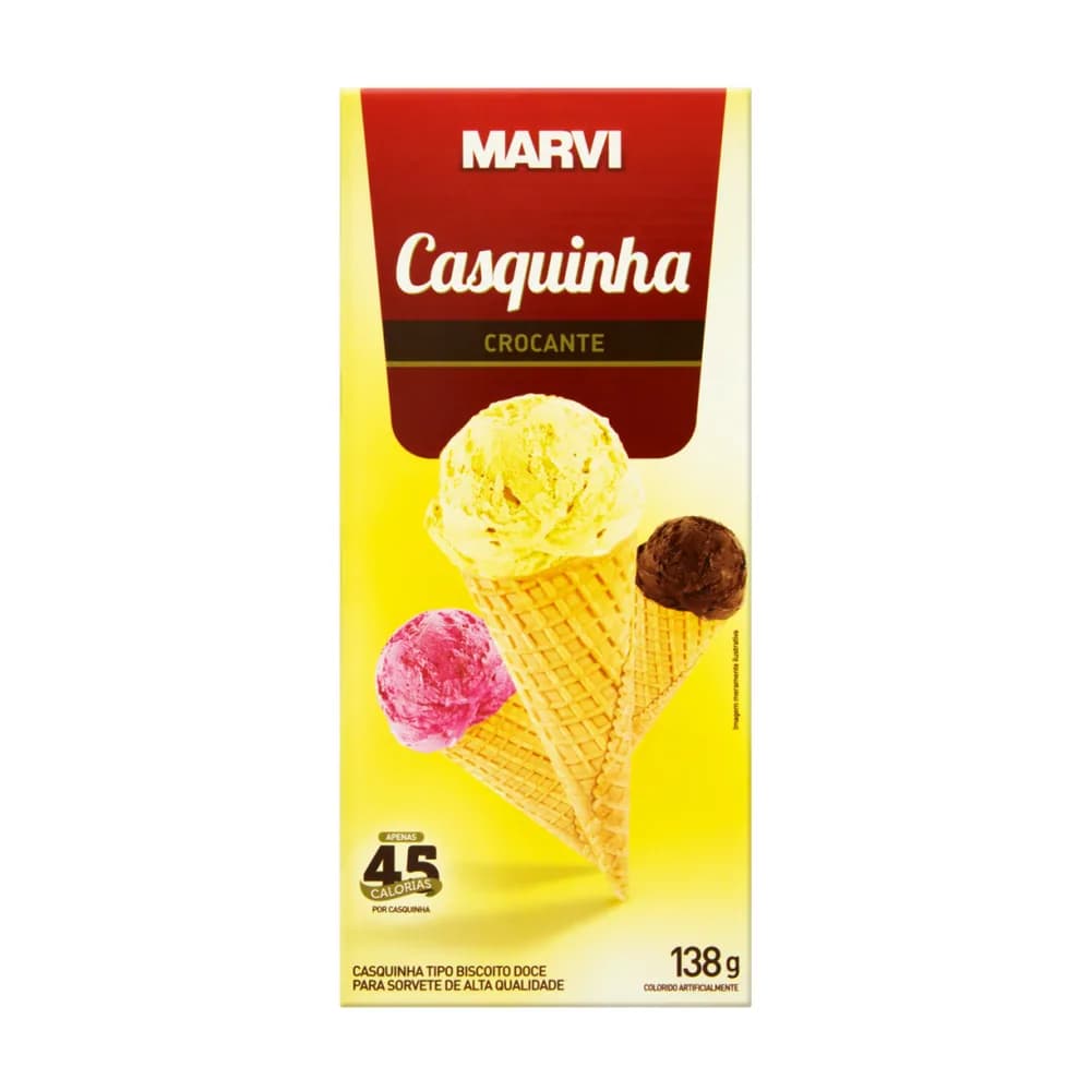 Casquinhas de sorvete pequena c/10und