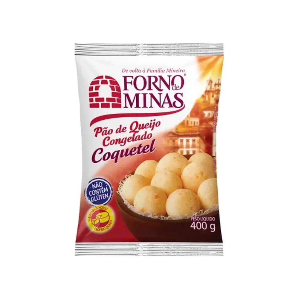 Pao de queijo coquetel forno de minas, 400g