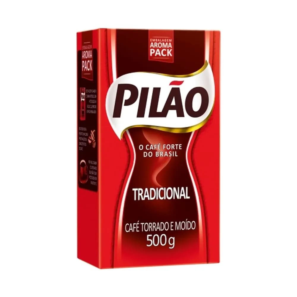 Cafe torrado e moido vacuo pilao 500g